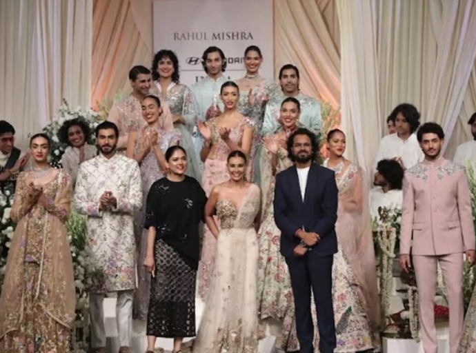 Rahul Mishra unveils latest collection, at Hyundai India Couture Week 2024